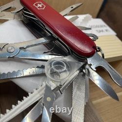 Victorinox Swiss Army SwissChamp Multi-Tool Pocket Knife Red Pen Pin Tweezers