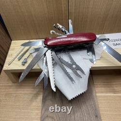 Victorinox Swiss Army SwissChamp Multi-Tool Pocket Knife Red Pen Pin Tweezers
