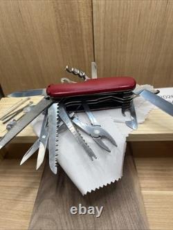 Victorinox Swiss Army SwissChamp Multi-Tool Pocket Knife Red Pen Pin Tweezers