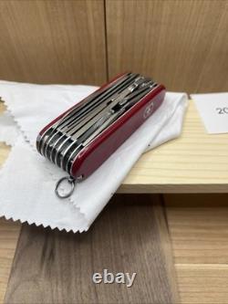 Victorinox Swiss Army SwissChamp Multi-Tool Pocket Knife Red Pen Pin Tweezers