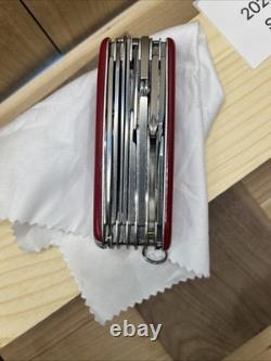 Victorinox Swiss Army SwissChamp Multi-Tool Pocket Knife Red Pen Pin Tweezers
