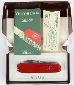 Victorinox Swiss Army SwissChamp Vintage Multitool Folding Knife with Box Papers