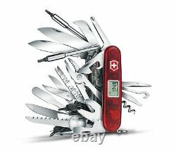 Victorinox Swiss Army SwissChamp XAVT Pocket Knife & Multi-Tool, Ruby