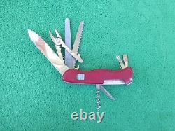 Victorinox Swiss Army Tradesman 111mm Slide Locking Folding Pocket Knife Tool