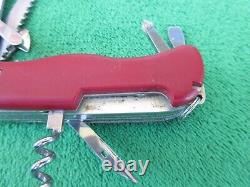 Victorinox Swiss Army Tradesman 111mm Slide Locking Folding Pocket Knife Tool