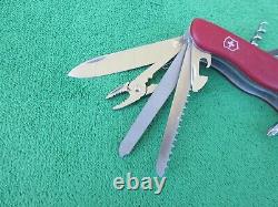 Victorinox Swiss Army Tradesman 111mm Slide Locking Folding Pocket Knife Tool