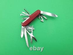 Victorinox Swiss Army Woodsman 91mm Red Folding Pocket Knife Multi Tool
