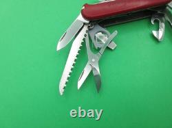 Victorinox Swiss Army Woodsman 91mm Red Folding Pocket Knife Multi Tool