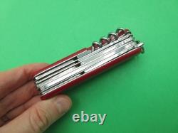 Victorinox Swiss Army Woodsman 91mm Red Folding Pocket Knife Multi Tool