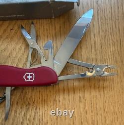 Victorinox Swiss Army Workchamp Knife Never Used In Box Smrt3