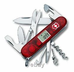 Victorinox Swiss Army altimeter plus/ compass pouch Ruby, 91mm Multi-Tool Knife
