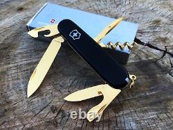 Victorinox Swiss Army knife GOLD CUSTOM black