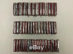 Victorinox Swiss Army knives lot of 47