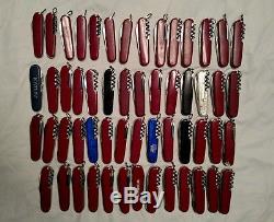 Victorinox Swiss Army knives multitools lot of 55