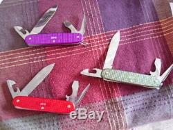 Victorinox Swiss Army limited Edtion Pioneer Alox Knives