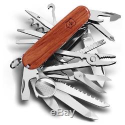 Victorinox Swiss Champ Walnut Wood Swiss Army Pocket Knife 91 MM 31 Tools