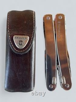 Victorinox Swiss Tool Spirit S Multi-Tool Discontinued + Leather Sheath