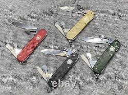 Victorinox Swiss army knife alox Cadet 84mm Black Red Gold 2019 LE Green DLT 4pk