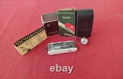Victorinox SwissChamp 1.6795 White Officier Suisse Box Papers Pouch Complete