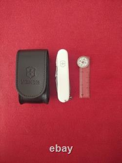 Victorinox SwissChamp 1.6795 White Officier Suisse Box Papers Pouch Complete