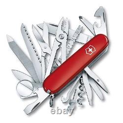 Victorinox SwissChamp & Classic Red Combo Swiss Army Knife Set With Leather Pouch