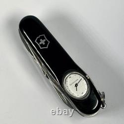 Victorinox SwissChamp Quartz Black Working Watch Plus Scales Mint