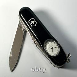 Victorinox SwissChamp Quartz Black Working Watch Plus Scales Mint