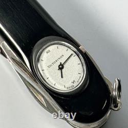 Victorinox SwissChamp Quartz Black Working Watch Plus Scales Mint