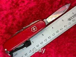 Victorinox SwissChamp Red SAK 33 Function withVintage SOS Pouch & Lanyard UsedR44