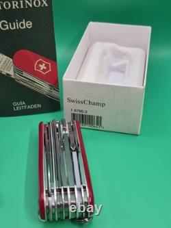 Victorinox SwissChamp Red Swiss Army Multi-Tool 91mm 15+ Tools 1.6795.3