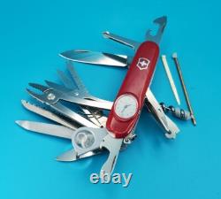 Victorinox SwissChamp SUPERTIMER Swiss Army Knife Multi Tool! CHIPPED SCALE