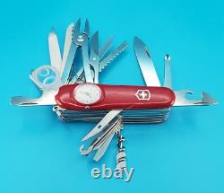 Victorinox SwissChamp SUPERTIMER Swiss Army Knife Multi Tool! CHIPPED SCALE