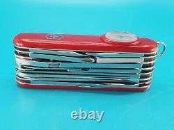 Victorinox SwissChamp SUPERTIMER Swiss Army Knife Multi Tool! CHIPPED SCALE