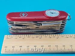 Victorinox SwissChamp SUPERTIMER Swiss Army Knife Multi Tool! CHIPPED SCALE