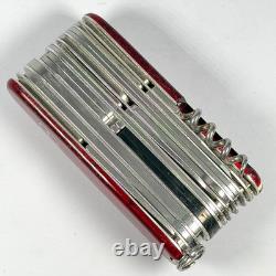 Victorinox SwissChamp XLT 91mm 49 Functions Translucent Red Excellent
