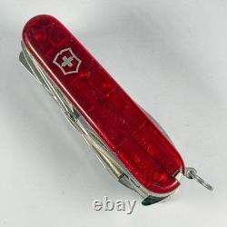 Victorinox SwissChamp XLT 91mm 49 Functions Translucent Red Excellent
