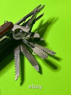 Victorinox SwissChamp XLT Ruby Multitool Bit Wrench Swiss Army Knife Nice. #158
