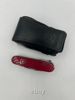 Victorinox SwissTool Multi Tool Deluxe Leather Pouch Complete Accessory Kit