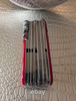 Victorinox Swisschamp SOS Kit Model 4.0567 Swiss Army Knife Leather Case Black