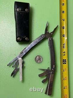 Victorinox Swisstool Spirit Swiss Army Knife Multi Tool Nice Cond. W Sheath #196
