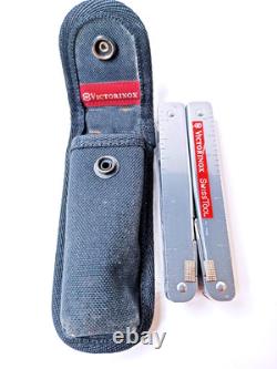 Victorinox Swisstool Swiss Army Knife Multi Tool! WITH SHEATH! Stainless Steel