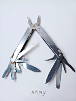 Victorinox Swisstool Swiss Army Knife Multi Tool! WITH SHEATH! Stainless Steel