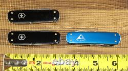 Victorinox Switzerland Swiss Army Executive Pocket Knife Alcan Lot of 3