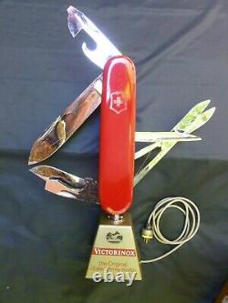 Victorinox Switzerland Swiss Army Knife Stand Display Accessory Animated Motor