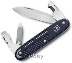 Victorinox Synergy Alox Swiss Army Knife 9 Functions and Carry Clip, Blue Victorinox Synergy Alox Swiss Army Knife 9 Functions and Carry Clip, Blue