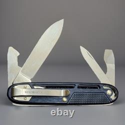 Victorinox Synergy Blue 93mm Refined Alox Scales Swiss Army Knife with Pocket Clip
