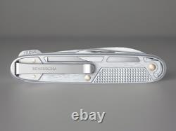 Victorinox Synergy Silver 93mm Refined Alox Swiss Army Knife Pocket Clip US Ship