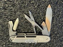 Victorinox Synergy X Refined Alox Silver 93mm Swiss Army Lock Blade Pocket Clip