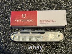 Victorinox Synergy X Refined Alox Silver 93mm Swiss Army Lock Blade Pocket Clip