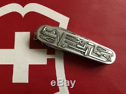 Victorinox TOOLS Carved Stainless Steel Swiss Army Knife Spartan NEW RARE